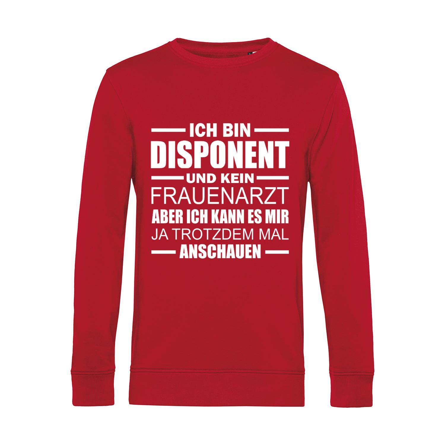 Nachhaltiges Sweatshirt Herren Disponent - Kein Frauenarzt