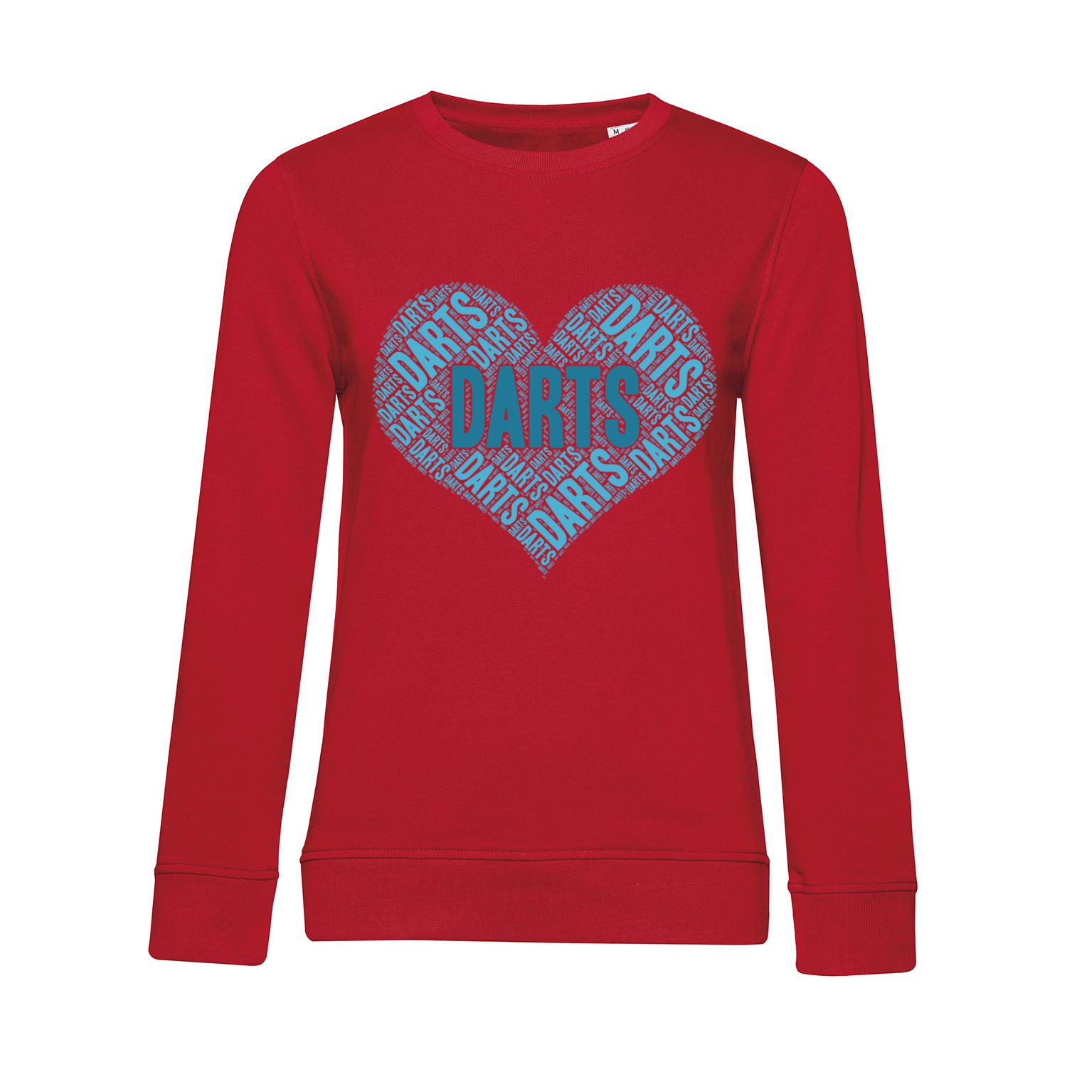 Nachhaltiges Sweatshirt Damen Darts Heart