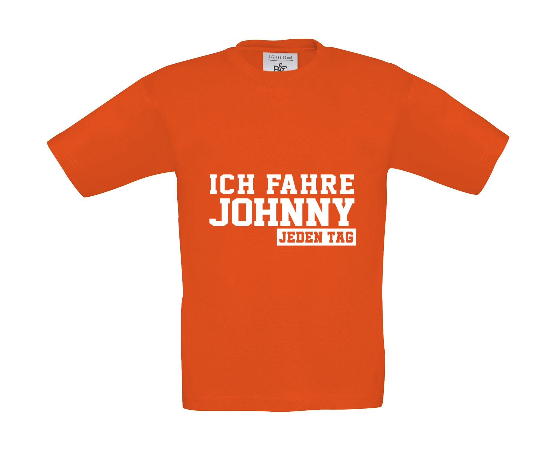 T-Shirt Kinder Landwirt - Ich fahre Johnny