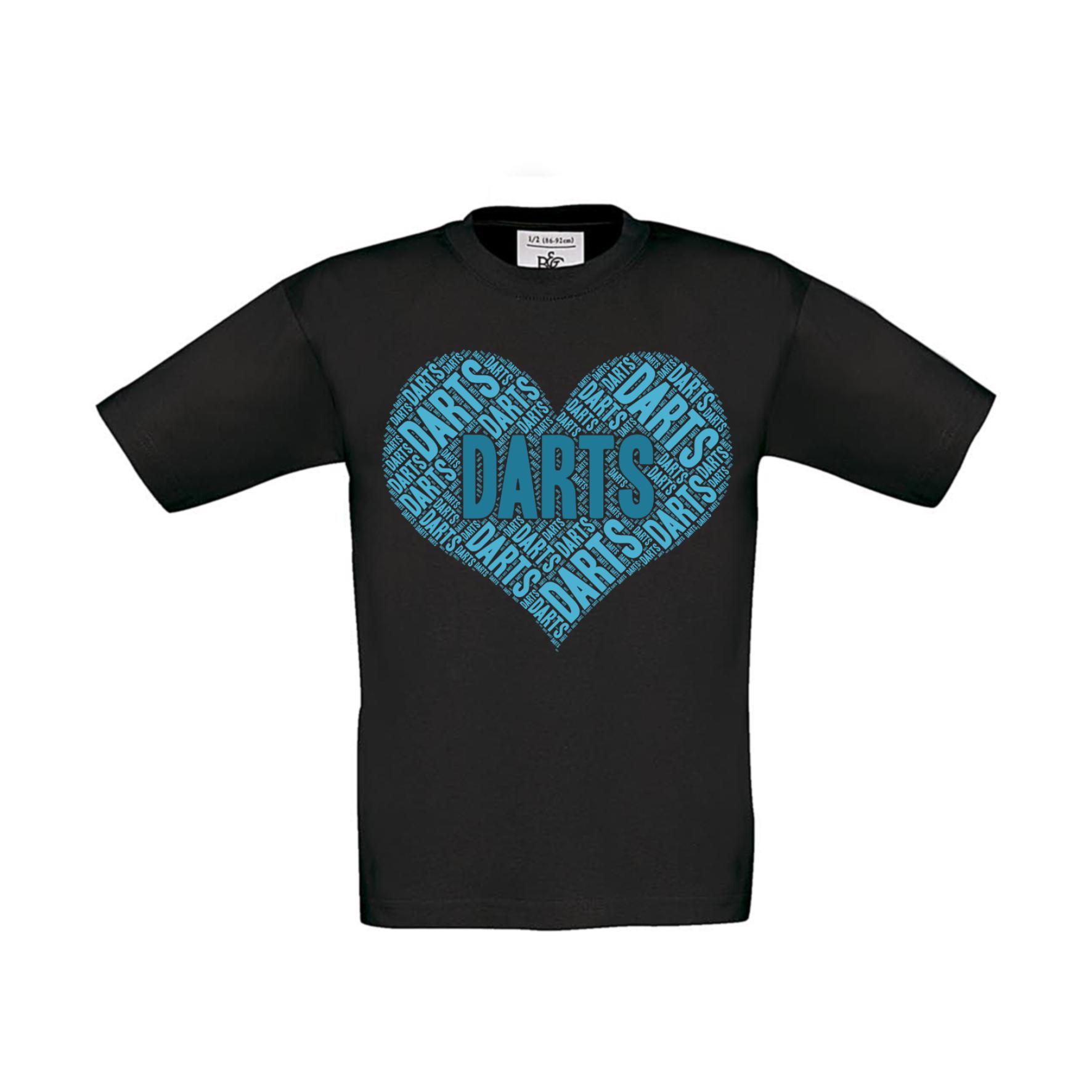 T-Shirt Kinder Darts Heart