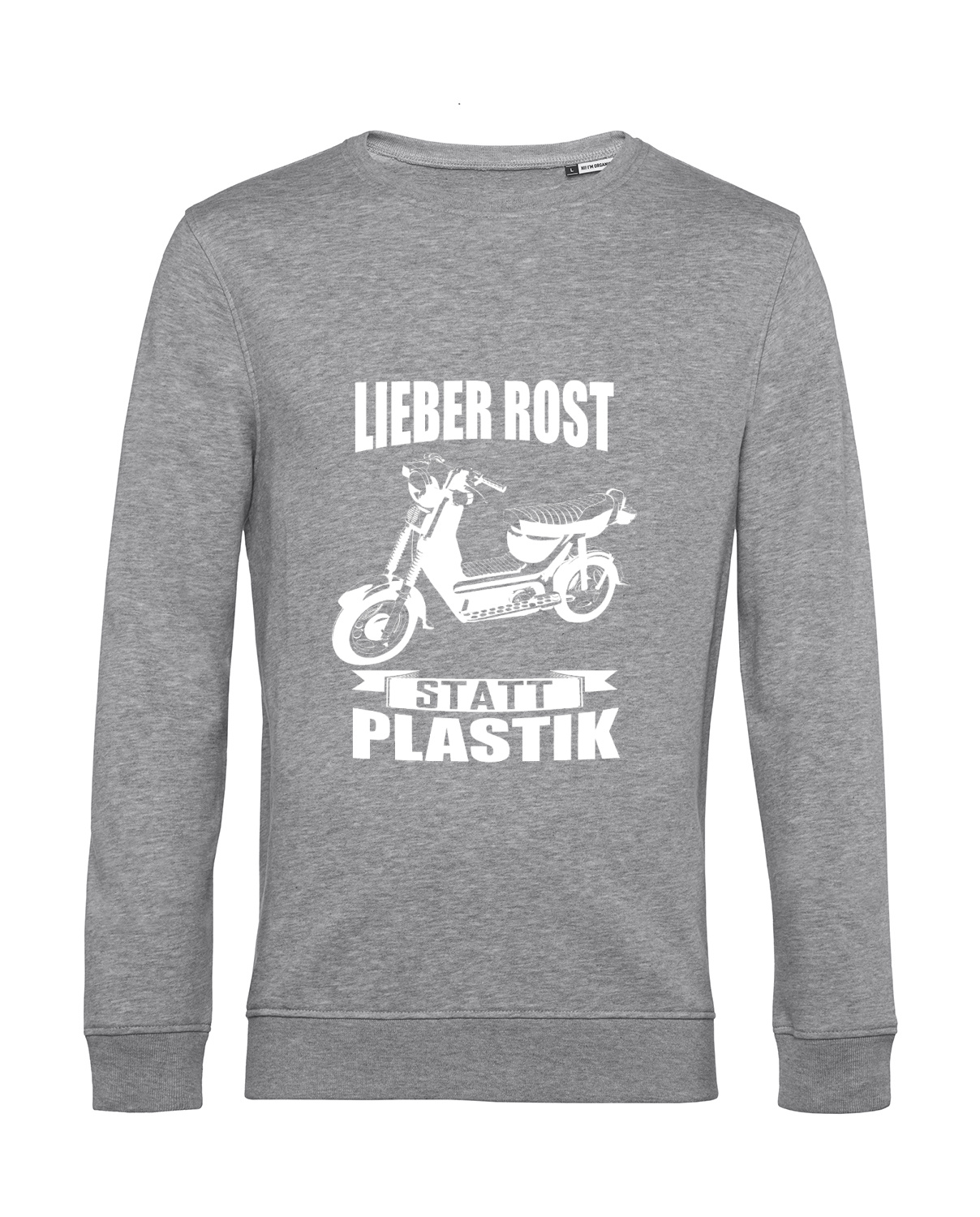 Nachhaltiges Sweatshirt Herren 2Takter - Lieber Rost statt Plastik SR50
