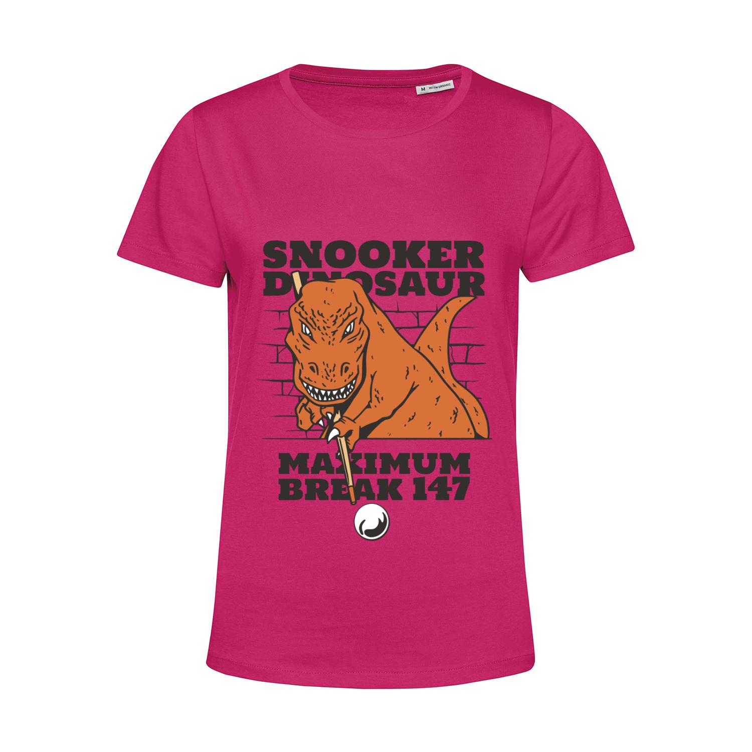 Nachhaltiges T-Shirt Damen Snooker Dinosaurier