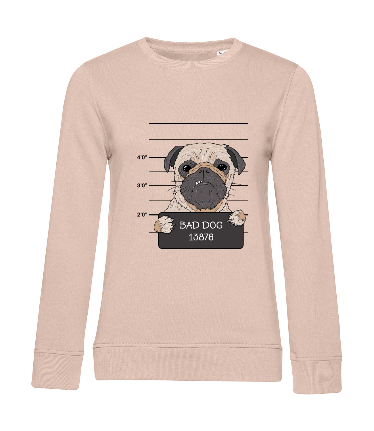 Nachhaltiges Sweatshirt Damen Hunde - Knastfoto Bad Dog