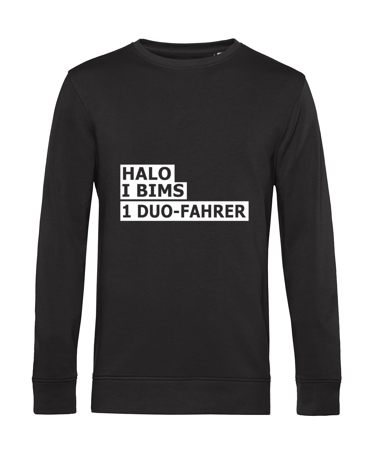 Nachhaltiges Sweatshirt Herren 2Takter - Halo I bims 1 DUO-Fahrer