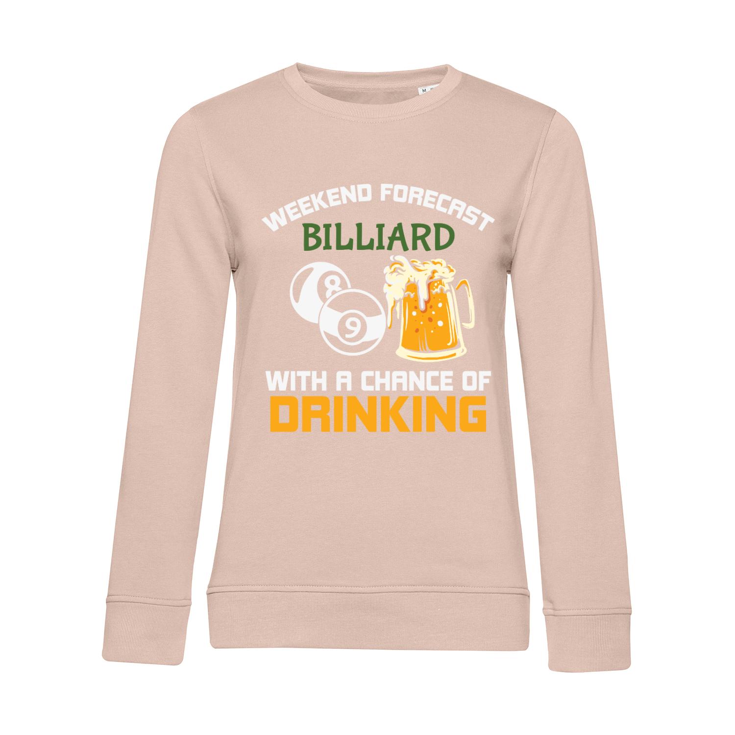 Nachhaltiges Sweatshirt Damen Billard Weekend Forecast