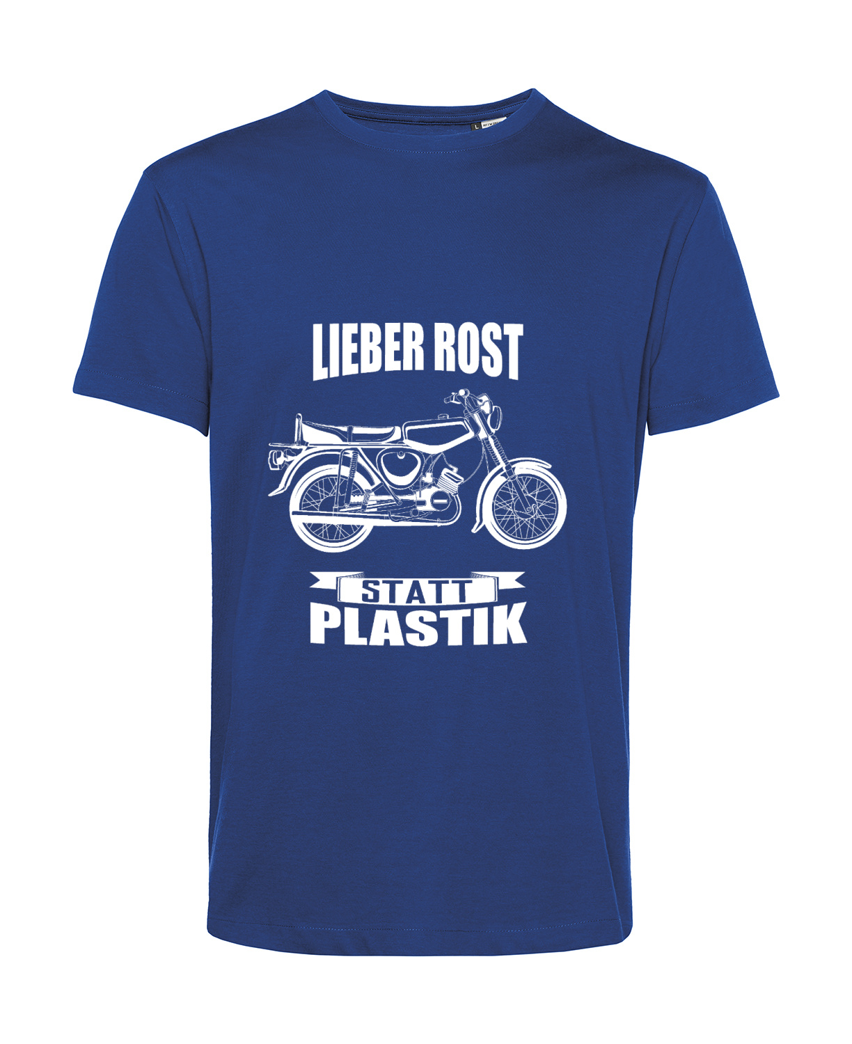 Nachhaltiges T-Shirt Herren 2Takter - Lieber Rost statt Plastik S50