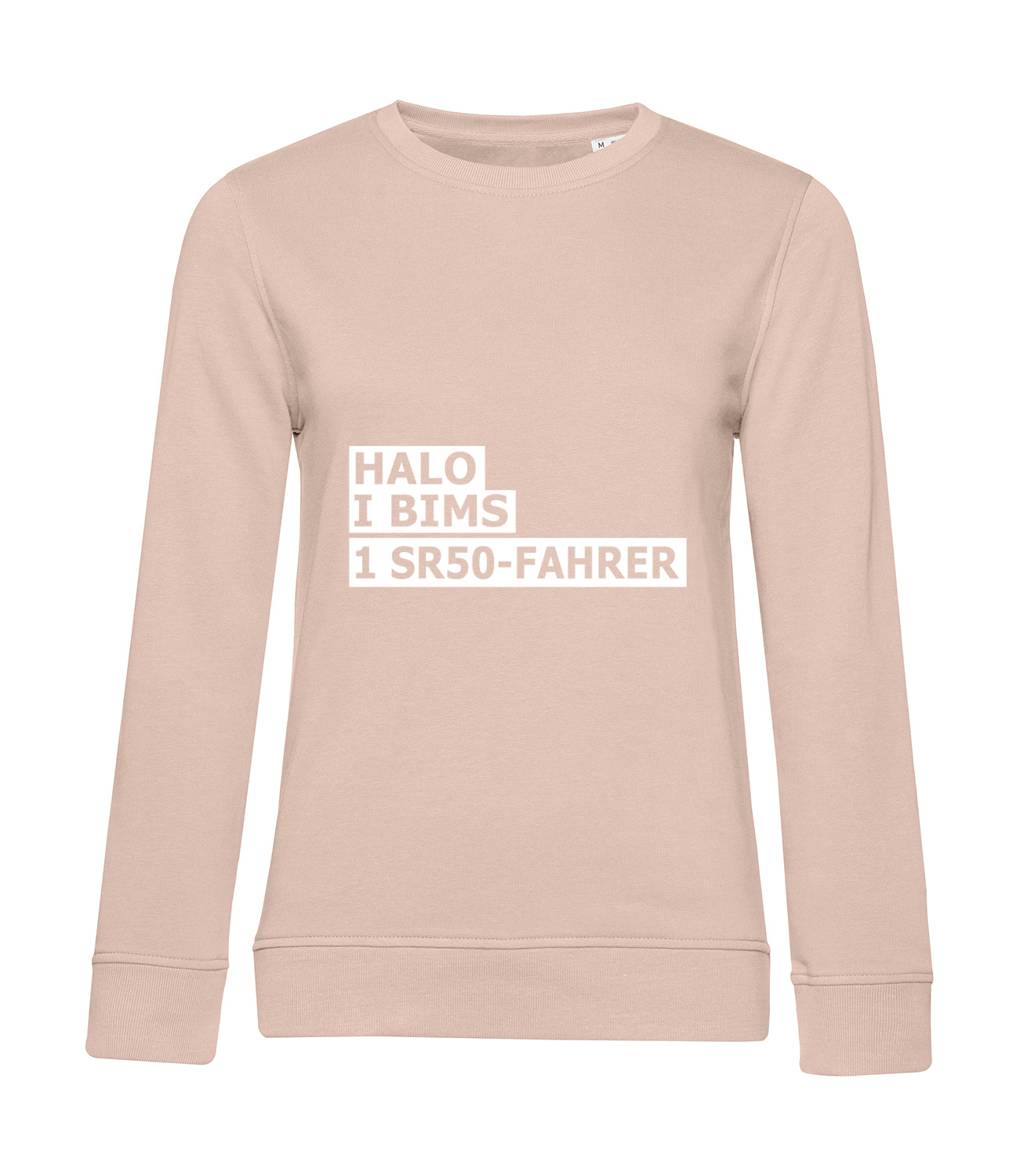 Nachhaltiges Sweatshirt Damen 2Takter - Halo I bims 1 SR50-Fahrer