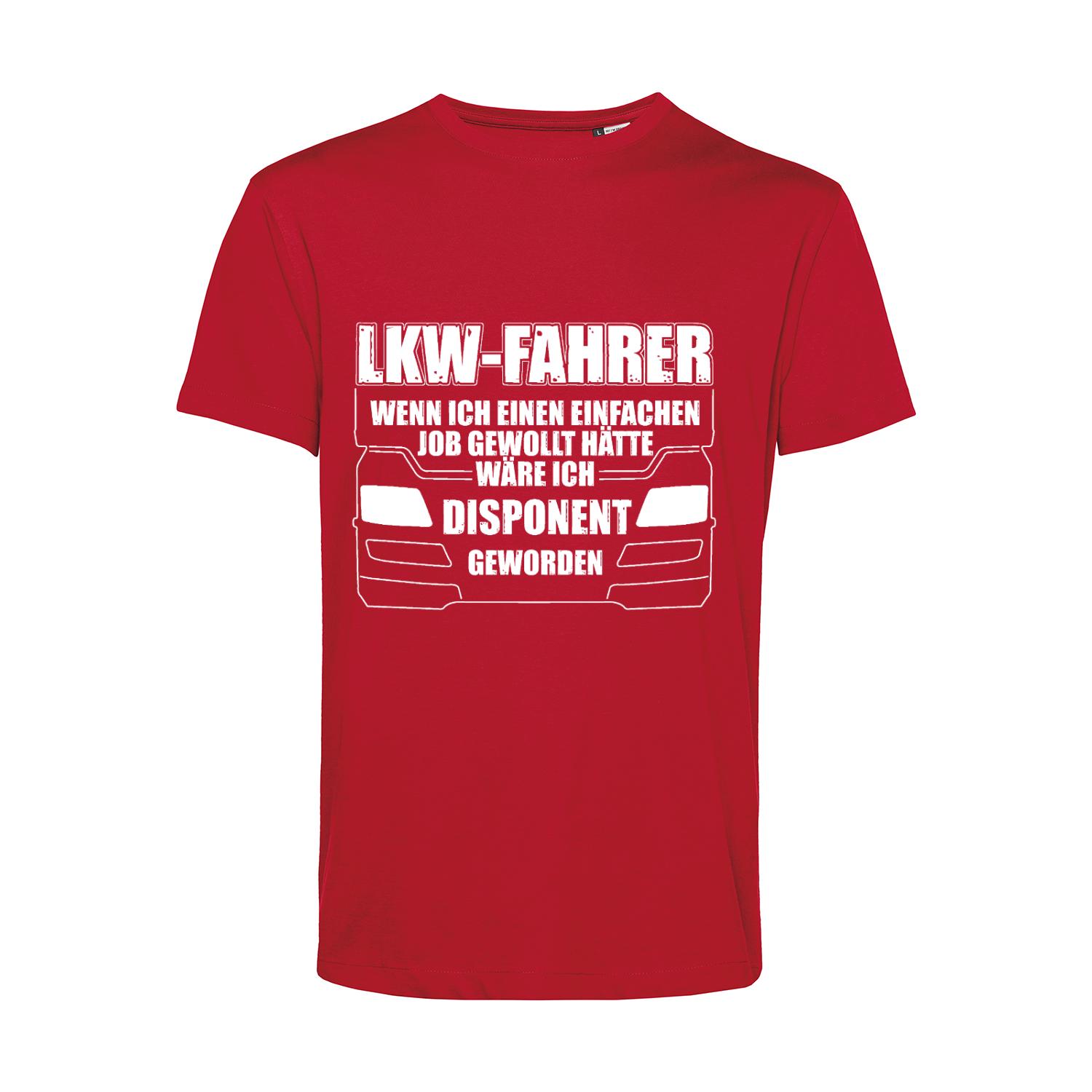 Nachhaltiges T-Shirt Herren LKW-Fahrer - Einfacher Job Disponent