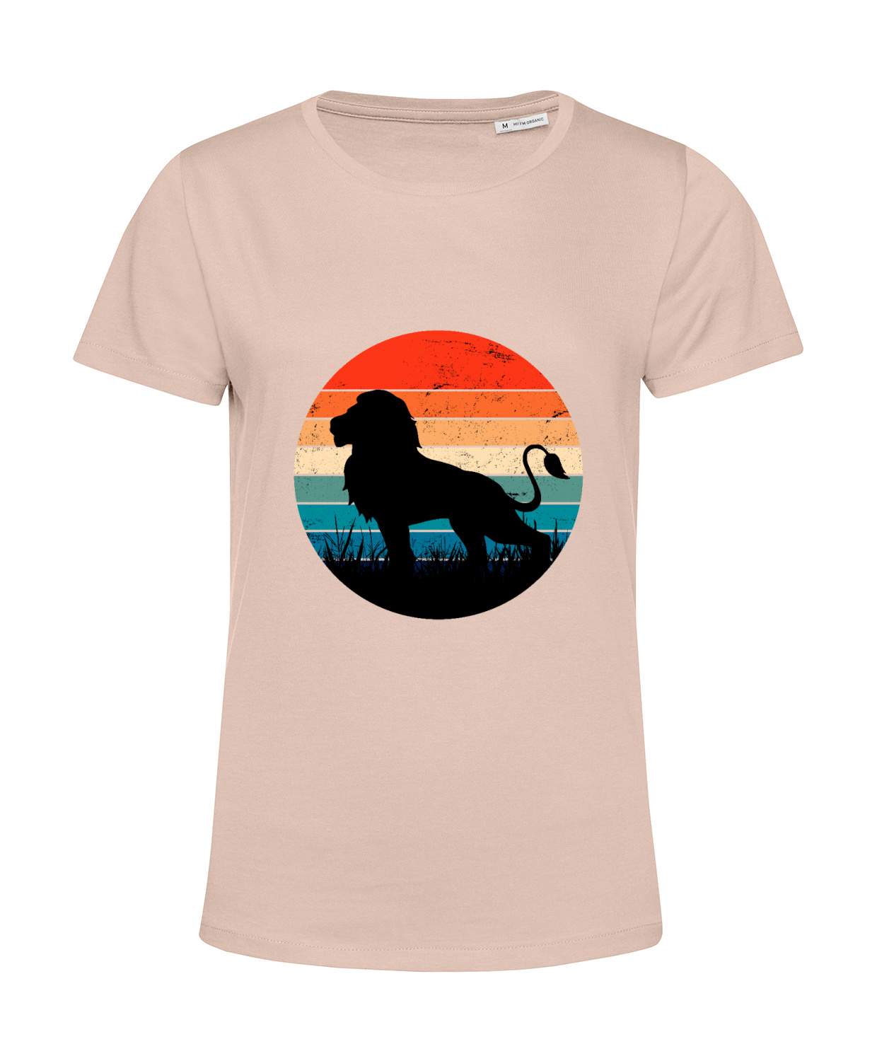 Nachhaltiges T-Shirt Damen Stolzer kräftiger Löwe