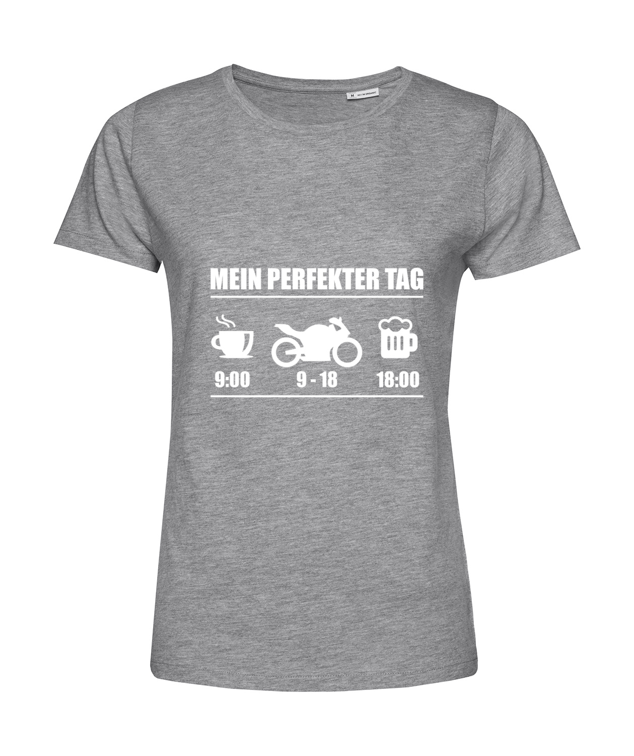Nachhaltiges T-Shirt Damen Motorrad - Mein perfekter Tag