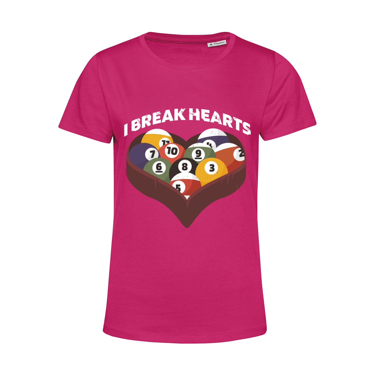 Nachhaltiges T-Shirt Damen Billard - I break hearts