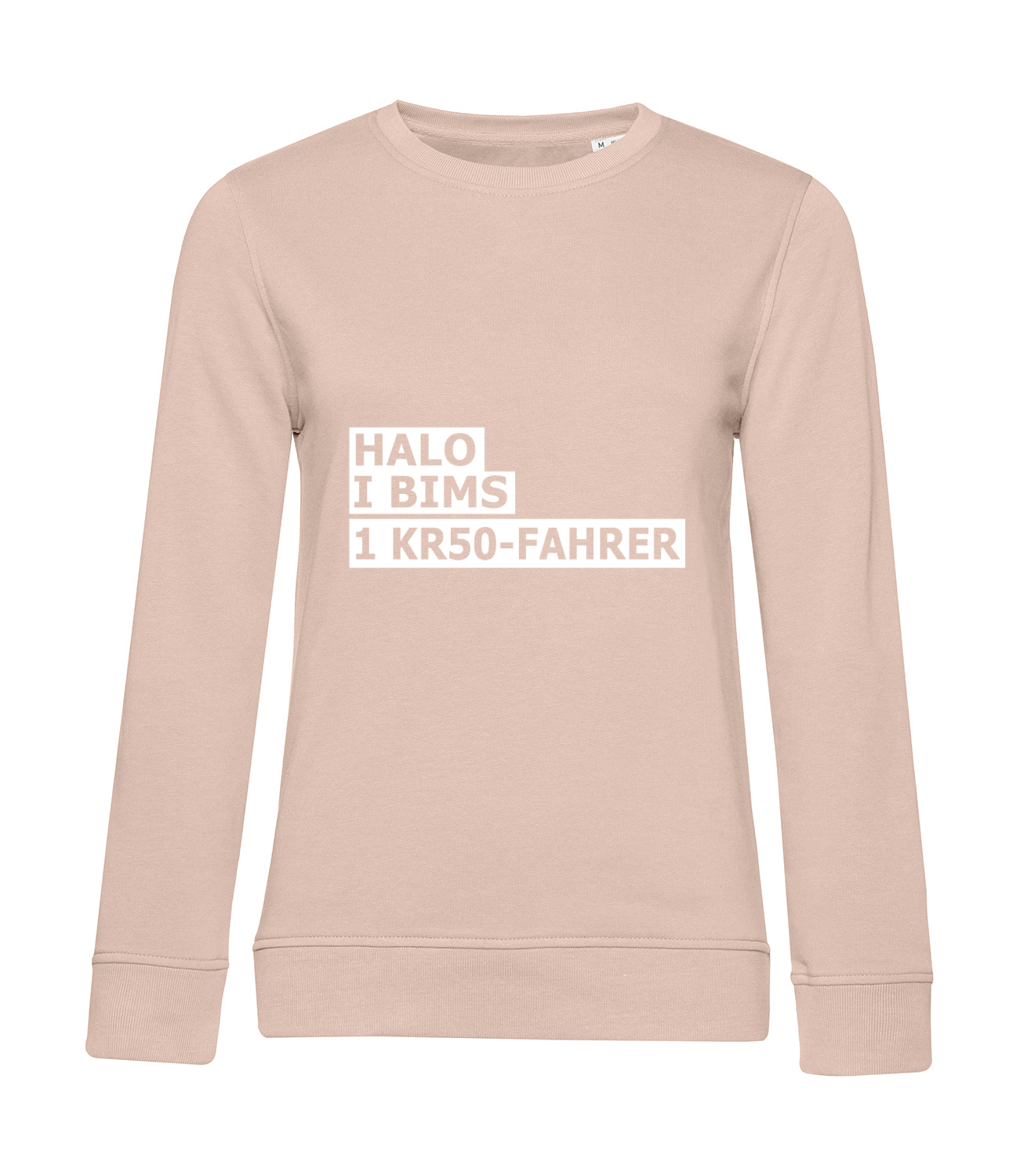 Nachhaltiges Sweatshirt Damen 2Takter - Halo I bims 1 KR50-Fahrer